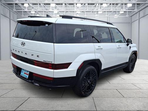 Serenity White 2026 Hyundai SANTA FE HEV Calligraphy