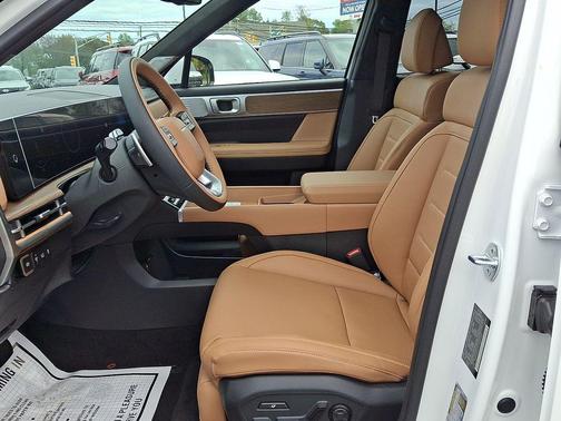 Serenity White 2026 Hyundai SANTA FE HEV Calligraphy