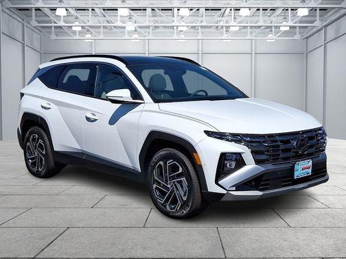 Creamy White Pearl 2026 Hyundai TUCSON Hybrid Limited SUV