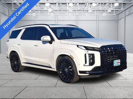 Hyper White 2025 Hyundai PALISADE Calligraphy Night Edition