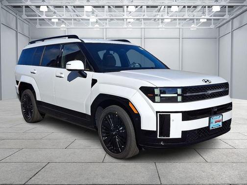 Serenity White 2026 Hyundai SANTA FE HEV Calligraphy SUV