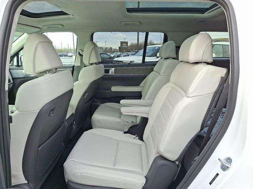 Serenity White 2026 Hyundai SANTA FE HEV Calligraphy