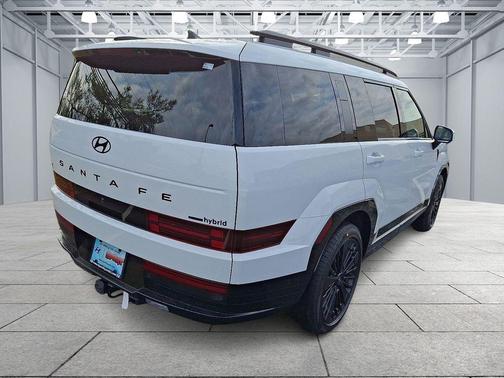 Serenity White 2026 Hyundai SANTA FE HEV Calligraphy