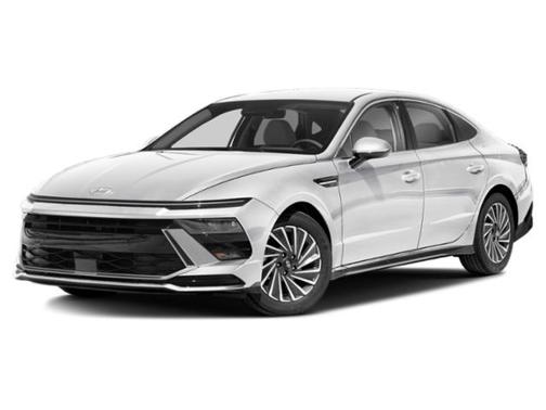 Serenity White 2026 Hyundai SONATA Hybrid SE