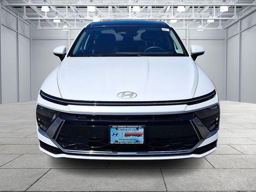 Serenity White 2026 Hyundai SONATA Hybrid SE