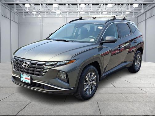 Amazon Gray 2022 Hyundai TUCSON Hybrid Blue