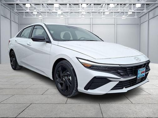 Serenity White 2026 Hyundai ELANTRA Sport Sedan