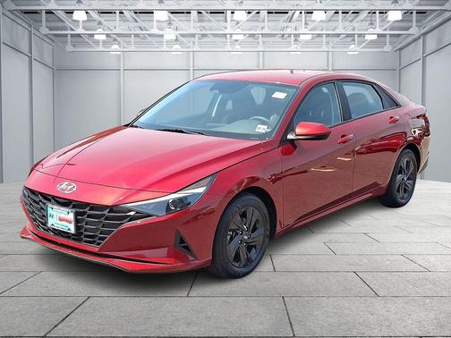 Ultimate Red 2023 Hyundai ELANTRA HEV Blue