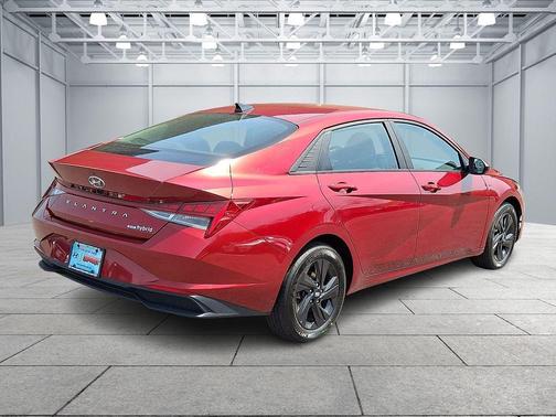 Ultimate Red 2023 Hyundai ELANTRA HEV Blue