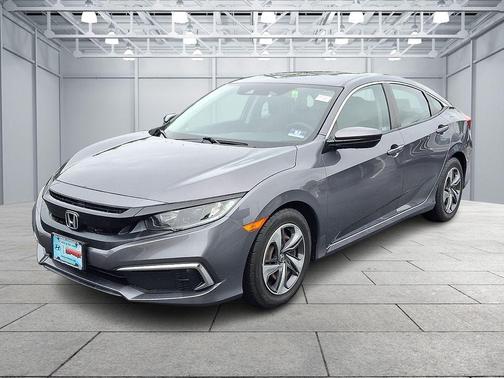 Modern Steel Metallic 2019 Honda Civic LX
