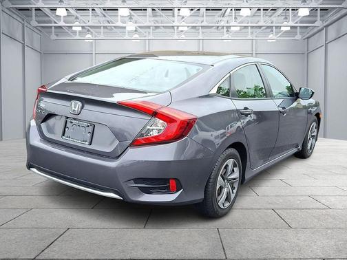 Modern Steel Metallic 2019 Honda Civic LX