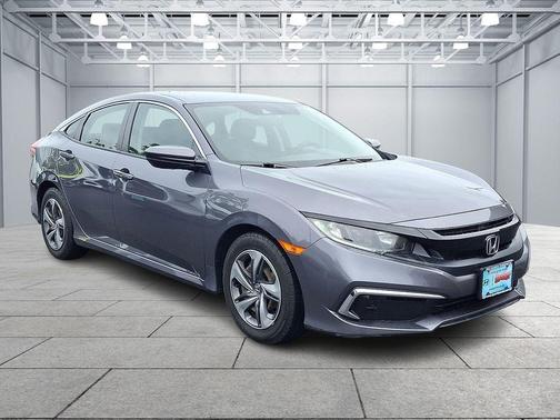 Modern Steel Metallic 2019 Honda Civic LX