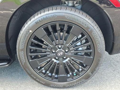 Serenity White 2026 Hyundai SANTA FE HEV Calligraphy
