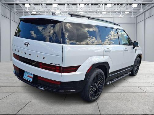 Serenity White 2026 Hyundai SANTA FE HEV Calligraphy
