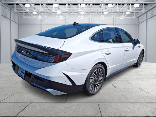 Serenity White 2026 Hyundai SONATA Hybrid Limited