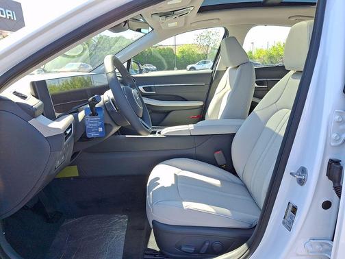 Serenity White 2026 Hyundai SONATA Hybrid Limited