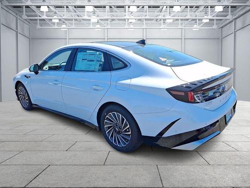 Serenity White 2026 Hyundai SONATA Hybrid Limited