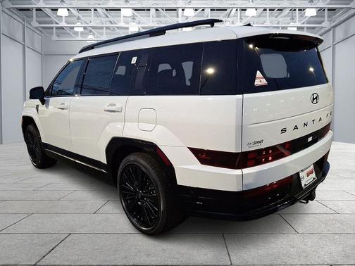 Serenity White 2026 Hyundai SANTA FE HEV Calligraphy
