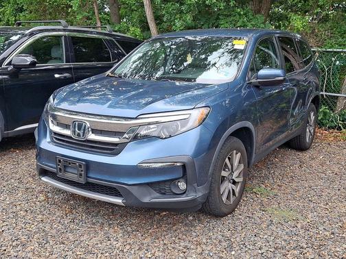 Blue 2021 Honda Pilot AWD EX