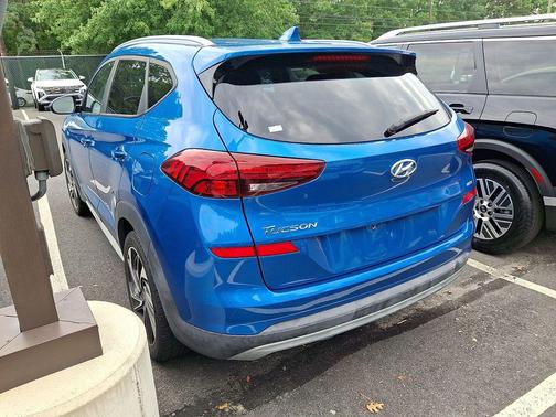 Aqua Blue 2019 Hyundai TUCSON Sport
