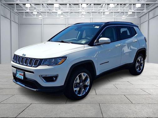 White Clearcoat 2021 Jeep Compass Limited