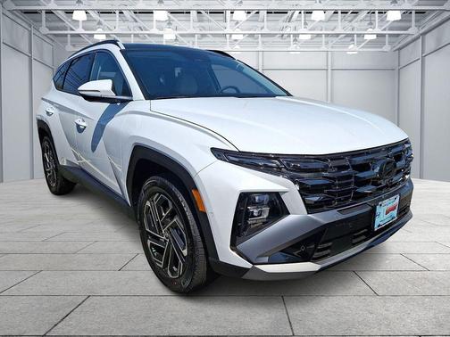 Creamy White Pearl 2026 Hyundai TUCSON Hybrid Limited SUV