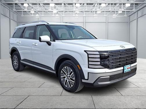 Creamy White Pearl 2026 Hyundai Palisade Hybrid SEL Premium 7P SUV