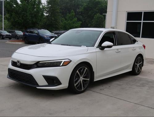 Platinum White Pearl 2022 Honda Civic Touring