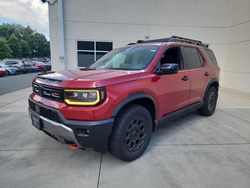 Radiant Red Metallic II 2026 Honda Passport AWD TrailSport Elite Blackout