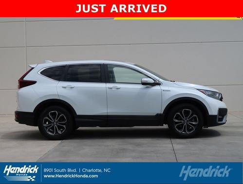 Platinum White Pearl 2021 Honda CR-V Hybrid EX-L