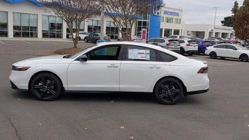 Platinum White Pearl 2026 Honda Accord Hybrid Sport-L