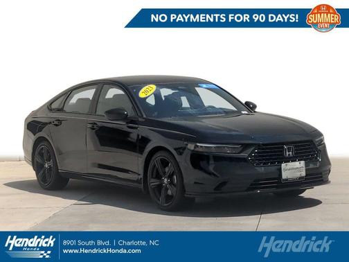 Crystal Black Pearl 2023 Honda Accord Hybrid Sport-L