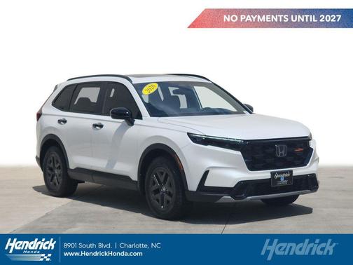 Platinum White Pearl 2026 Honda CR-V Hybrid TrailSport AWD