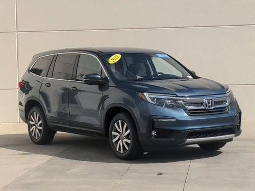 Steel Sapphire Metallic 2021 Honda Pilot AWD EX