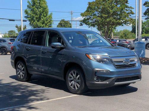 Steel Sapphire Metallic 2021 Honda Pilot AWD EX