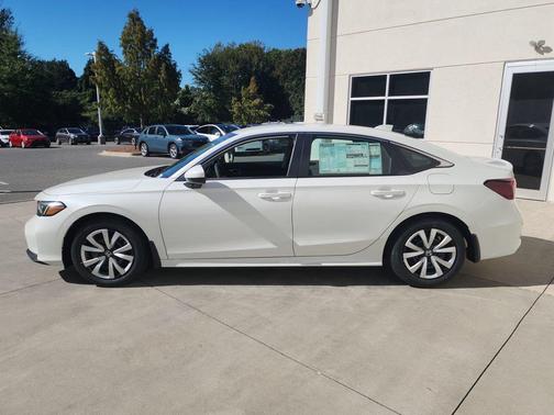 Platinum White Pearl 2026 Honda Civic LX