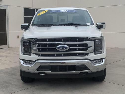 Star White Metallic Tri-Coat 2023 Ford F-150 Lariat