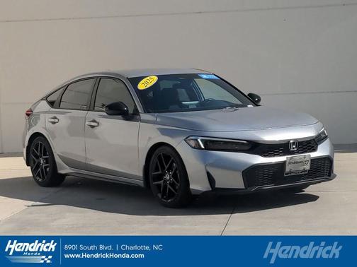 Solar Silver Metallic 2025 Honda Civic Sport