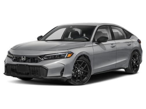 Solar Silver Metallic 2025 Honda Civic Sport
