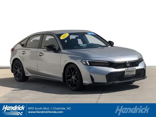 Solar Silver Metallic 2025 Honda Civic Sport