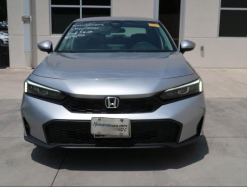 Solar Silver Metallic 2025 Honda Civic LX
