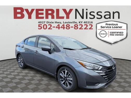 Gun Metallic 2025 Nissan Versa 1.6 SV