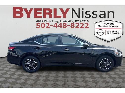 Super Black 2025 Nissan Sentra SV