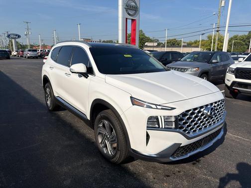 Serenity White Pearl 2023 Hyundai SANTA FE SEL 2.4