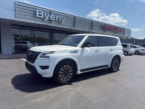Aspen White Tricoat 2024 Nissan Armada SL 4WD