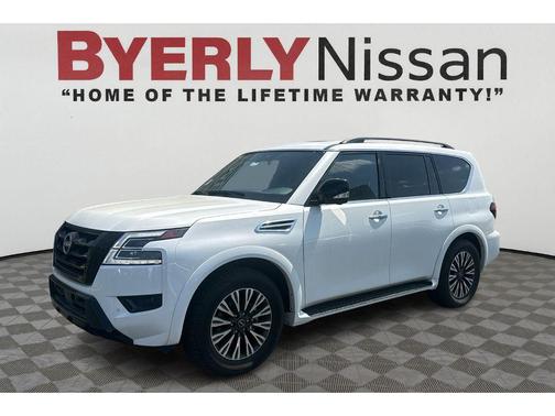 Aspen White Tricoat 2024 Nissan Armada SL 4WD