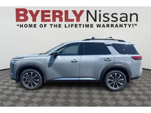 Boulder Gray Pearl 2026 Nissan Pathfinder Platinum