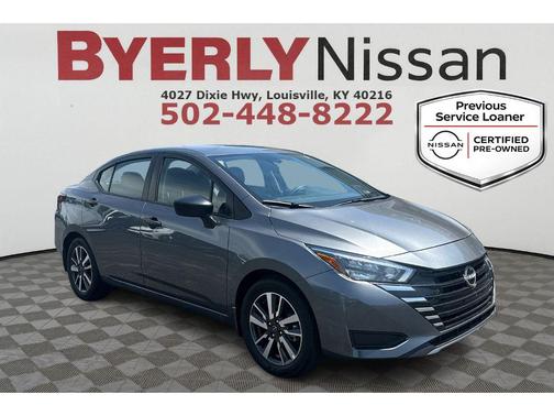 Gun Metallic 2025 Nissan Versa 1.6 S