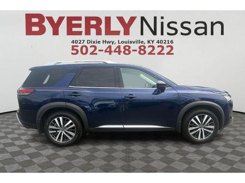 Deep Ocean Blue Pearl 2022 Nissan Pathfinder Platinum 4WD