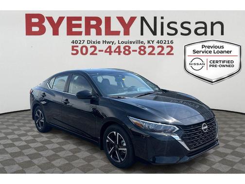Super Black 2025 Nissan Sentra SV